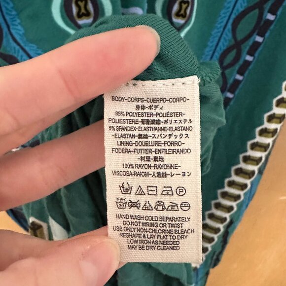 Free People Stella Green Longsleeve Dress - Women's Small - Picture 7 of 8